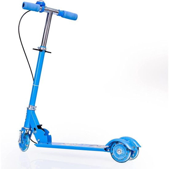 Ozoy Road Runner Kick Scooter for Kids Ages 3-14 Years Old Boy Girl with 3 Wheel LED Lights, Adjustable Level Handlebar & Foldable Design & Lean-to-Steer Ozoy Road Runner Kick Scooter for Kids Ages 3-14 Years Old Boy Girl with 3 Wheel LED Lights, Adjustable Level Handlebar & Foldable Design & Lean-to-Steer