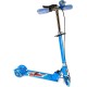Qualimate Scooter for Kids 3 Wheeler Foldable Kick Skating Cycle with Brake and Bell, LED on Wheels and Height Adjustable for Boys and Girls Above 3 Years Qualimate Scooter for Kids 3 Wheeler Foldable Kick Skating Cycle with Brake and Bell, LED on Wheels and Height Adjustable for Boys and Girls Above 3 Years