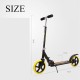 YUNLILI Multi-purpose Two-Wheeled Scooter for Adults Over 10 Years Old Using PU Shock-Absorbing Wheels Handlebar Height Adjustable in 3 Levels Maximum Weight 100 kg -B/B (Color : B) YUNLILI Multi-purpose Two-Wheeled Scooter for Adults Over 10 Years Old Using PU Shock-Absorbing Wheels Handlebar Height Adjustable in 3 Levels Maximum Weight 100 kg -B/B (Color : B)