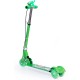 Zemic Kids Road Master Runner Kids Scooter, Skating Ride on, Scratch Free with Adjustable Level I Multicolor Flashing 3 Wheels I Handlebar & Foldable Design Scooter for Kids Above 2 Years - Green