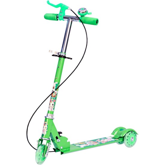 Zemic Kids Road Master Runner Kids Scooter, Skating Ride on, Scratch Free with Adjustable Level I Multicolor Flashing 3 Wheels I Handlebar & Foldable Design Scooter for Kids Above 2 Years - Blue Zemic Kids Road Master Runner Kids Scooter, Skating Ride on, Scratch Free with Adjustable Level I Multicolor Flashing 3 Wheels I Handlebar & Foldable Design Scooter for Kids Above 2 Years - Blue