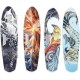 SportQ Premium Complete Skateboard 65cm with Carry Handles and Colorful LED Light Up Wheels for Kids Girls Boys Teens Beginners SportQ Premium Complete Skateboard 65cm with Carry Handles and Colorful LED Light Up Wheels for Kids Girls Boys Teens Beginners