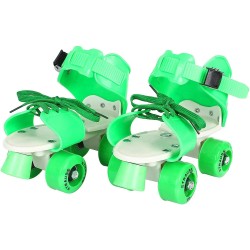 Strauss Kids Roller Skates, 5-11 Years, (Green)