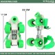 Strauss Kids Roller Skates, 5-11 Years, (Green) Strauss Kids Roller Skates, 5-11 Years, (Green)