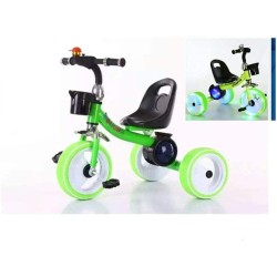 Cool Baby Tricycle With LED Light & Speaker Green