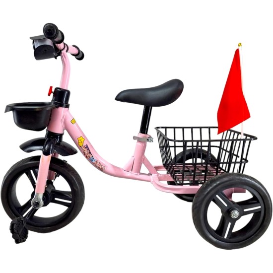 Tricycle For Children, Ride On Toy 3 Wheels For Toddlers Kids Bikes, Safety Design For Outdoor Outings And Anti-Slip Handlebar (Pink) Tricycle For Children, Ride On Toy 3 Wheels For Toddlers Kids Bikes, Safety Design For Outdoor Outings And Anti-Slip Handlebar (Pink)