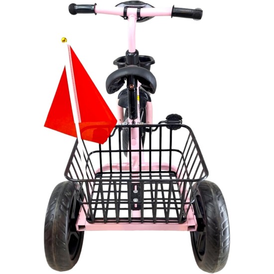 Tricycle For Children, Ride On Toy 3 Wheels For Toddlers Kids Bikes, Safety Design For Outdoor Outings And Anti-Slip Handlebar (Pink) Tricycle For Children, Ride On Toy 3 Wheels For Toddlers Kids Bikes, Safety Design For Outdoor Outings And Anti-Slip Handlebar (Pink)