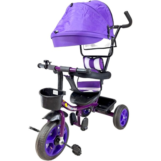 Tricycle For Kids 2-6 Years Old, Ride On Toy 3 Wheels For Toddlers Kids Bikes, Safety Design For Outdoor Picnic And Anti-Slip Handlebar (Blue) Tricycle For Kids 2-6 Years Old, Ride On Toy 3 Wheels For Toddlers Kids Bikes, Safety Design For Outdoor Picnic And Anti-Slip Handlebar (Blue)