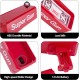 AWH LEOKKARR Red Money Gun Shooter, Toy Guns That Look Real, Prop Gun Cash Cannon for Game Movies Party Supplies with Play Money 100 Dollar Bills…