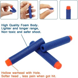 Aegon Foam Darts Toy Gun Bullets for Kids Bullets Pack Compatible with Nerf N Strike Elite Guns