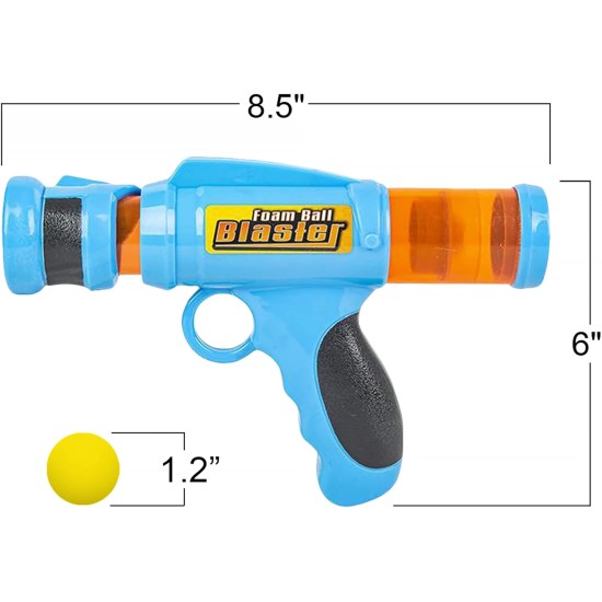 ArtCreativity Foam Ball Launchers Pump Action Shooting Toy Blasters with 12 Balls for Kids Set of 2 Pieces - Multi Color ArtCreativity Foam Ball Launchers Pump Action Shooting Toy Blasters with 12 Balls for Kids Set of 2 Pieces - Multi Color