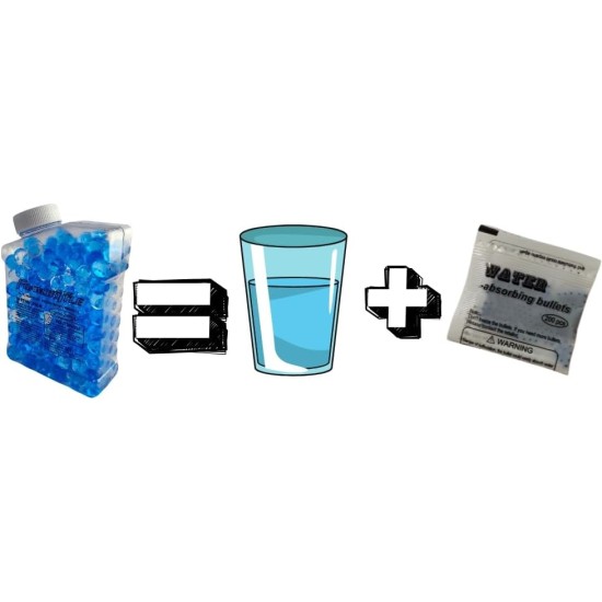 Foam bullet and gel bullet blaster with thrust up to 10 meters Foam bullet and gel bullet blaster with thrust up to 10 meters