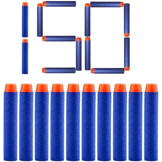 HOME BUY Plastic Foam Toy Bullet Dart Bullets for Nerf N-Strike Elite Guns, 100-Pieces, Blue HOME BUY Plastic Foam Toy Bullet Dart Bullets for Nerf N-Strike Elite Guns, 100-Pieces, Blue