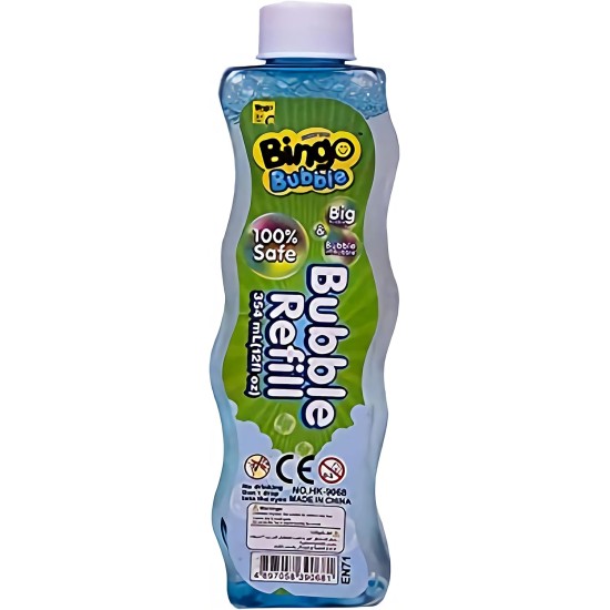 Bingo BUBBLE Refill Big Bubbles and Giant Bubble- blue Bingo BUBBLE Refill Big Bubbles and Giant Bubble- blue