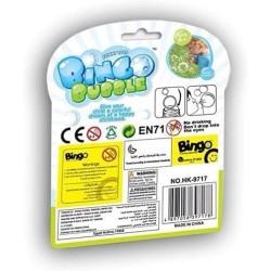 Bingo Bubbles Blister Card 3 Small Bottles