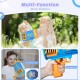 Bubble Machine Gun, 69 Holes Colorful Lights Bubble Gun, Bubble Maker Machine for Kids Adults Boys Indoor Outdoor Playing Activity Birthday Party Wedding(Blue) Bubble Machine Gun, 69 Holes Colorful Lights Bubble Gun, Bubble Maker Machine for Kids Adults Boys Indoor Outdoor Playing Activity Birthday Party Wedding(Blue)