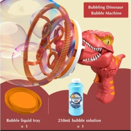 Dinosaur Gun with Batteries for Bubble Bubbles