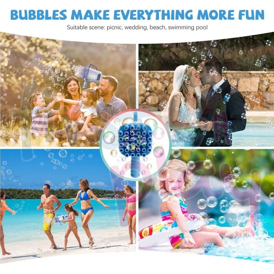 First Play 32-Hole Large Electric Bubbles Gun for Toddlers Toys,Gatling Bubble Machine Outdoor & Indoor Toys for Boys and Girls I Bubble Gun for Kids (32 Hole Blue) First Play 32-Hole Large Electric Bubbles Gun for Toddlers Toys,Gatling Bubble Machine Outdoor & Indoor Toys for Boys and Girls I Bubble Gun for Kids (32 Hole Blue)