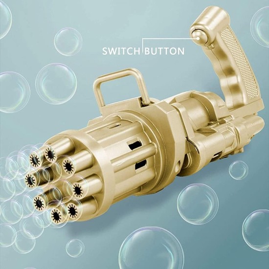 Gatling bubble machine 8 holes high quality automatic bubble machine suitable for birthday party wedding kindergarten picnic 2021 cool toy gift children bubble machine boy girl outdoor toy 0.66lb Gatling bubble machine 8 holes high quality automatic bubble machine suitable for birthday party wedding kindergarten picnic 2021 cool toy gift children bubble machine boy girl outdoor toy 0.66lb