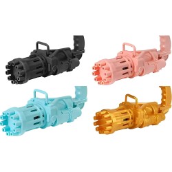 Generic Electrical Mini Gatling Bubble Gun for Bubbles, Assorted Colors