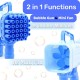 KIDSWAY Plastic Bubble 32 Holes Toy Bubble Maker Bubble Machine [Battery Operated/NOT Included] Big Size, Machine with Bubble Solution, Bubble Makers for Kids. [Pack of 1] (Multi)