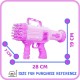 KIDSWAY Plastic Bubble 32 Holes Toy Bubble Maker Bubble Machine [Battery Operated/NOT Included] Big Size, Machine with Bubble Solution, Bubble Makers for Kids. [Pack of 1] (Multi)