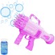 KIDSWAY Plastic Bubble 32 Holes Toy Bubble Maker Bubble Machine [Battery Operated/NOT Included] Big Size, Machine with Bubble Solution, Bubble Makers for Kids. [Pack of 1] (Multi)