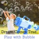 KIDSWAY Plastic Bubble 32 Holes Toy Bubble Maker Bubble Machine [Battery Operated/NOT Included] Big Size, Machine with Bubble Solution, Bubble Makers for Kids. [Pack of 1] (Multi)