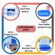 KIDSWAY Plastic Bubble 32 Holes Toy Bubble Maker Bubble Machine [Battery Operated/NOT Included] Big Size, Machine with Bubble Solution, Bubble Makers for Kids. [Pack of 1] (Multi)