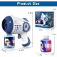Lucky Doug Bubble Gun, Bubble Machine Gun for Kids Toddlers with Rich Bubbles, 5000+ Bubbles/Minute Bubble Guns for Kids with 360° Leak-Proof Design, Auto Bubble Gun
