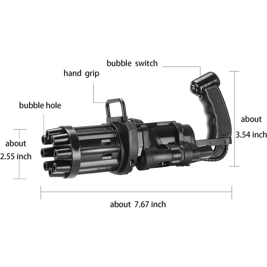 Other Anisity Gatling Bubble Machine for Kids, 8-Hole Automatic Bubble Maker Machine,Kids Bubble Gun Outdoor for Boys and Girls, Best Summer Gifts for Kids Other Anisity Gatling Bubble Machine for Kids, 8-Hole Automatic Bubble Maker Machine,Kids Bubble Gun Outdoor for Boys and Girls, Best Summer Gifts for Kids
