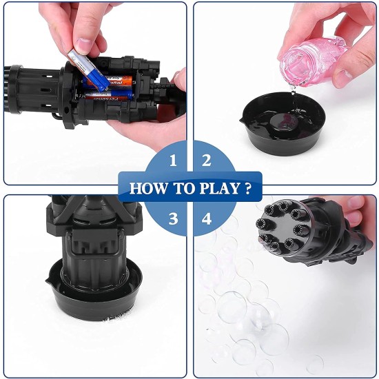 Other Anisity Gatling Bubble Machine for Kids, 8-Hole Automatic Bubble Maker Machine,Kids Bubble Gun Outdoor for Boys and Girls, Best Summer Gifts for Kids Other Anisity Gatling Bubble Machine for Kids, 8-Hole Automatic Bubble Maker Machine,Kids Bubble Gun Outdoor for Boys and Girls, Best Summer Gifts for Kids