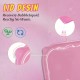 Pitpat 64 Holes Bazooka Bubble Gun, Bubble Machine Gun 5000 Bubbles per Minutes, with 2 Bubble Solution 20 Packs Concentrate - Pink