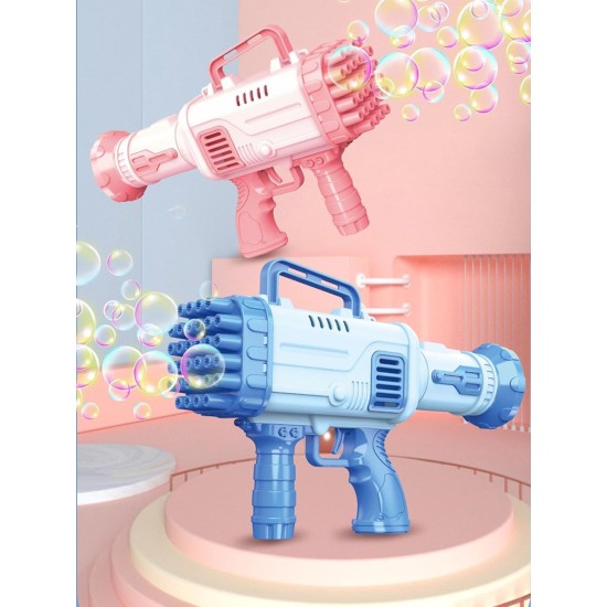 VGRASSP 32 Hole Electric Gatling Bubble Gun for Kids with Soap Solution Indoor and Outdoor Toys for Toddlers Bubble Launcher Machine for Girls and Boys (Color as per Stock) VGRASSP 32 Hole Electric Gatling Bubble Gun for Kids with Soap Solution Indoor and Outdoor Toys for Toddlers Bubble Launcher Machine for Girls and Boys (Color as per Stock)