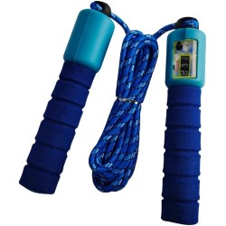 Adjustable Jump Rope For Kids With Counter And Comfortable Handles, Multi Color