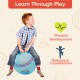 B. toys – Hop n’ Glow – Light-Up Bouncy Ball with Handle - Hopper Ball for Kids 3 years+ (Air Pump Included) B. toys – Hop n’ Glow – Light-Up Bouncy Ball with Handle - Hopper Ball for Kids 3 years+ (Air Pump Included)