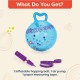 B. toys – Hop n’ Glow – Light-Up Bouncy Ball with Handle - Hopper Ball for Kids 3 years+ (Air Pump Included) B. toys – Hop n’ Glow – Light-Up Bouncy Ball with Handle - Hopper Ball for Kids 3 years+ (Air Pump Included)