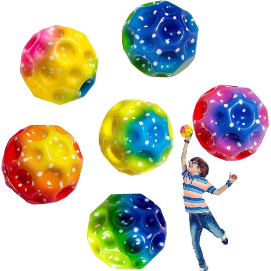 CLUHERTVY Astro Jump Ball Moon Ball Original High Bouncing Galaxy Ball Jumps Rubber Ball Space Ball Make a Banging Noise Mini Bouncing Ball Toy for Kids Party Gift Rubber Ball (Colourful A) CLUHERTVY Astro Jump Ball Moon Ball Original High Bouncing Galaxy Ball Jumps Rubber Ball Space Ball Make a Banging Noise Mini Bouncing Ball Toy for Kids Party Gift Rubber Ball (Colourful A)