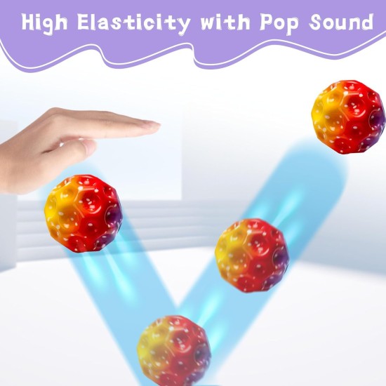GSXNKK Astro Jump Ball, Pack of 6 Space Moon Ball, Mini Jump Ball, Super High Bouncing Lightweight Jumping Ball, Bouncy Balls GSXNKK Astro Jump Ball, Pack of 6 Space Moon Ball, Mini Jump Ball, Super High Bouncing Lightweight Jumping Ball, Bouncy Balls