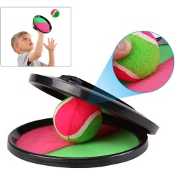Hsthe Sea Velcro Balls Set with 4 Paddle Balls and 2 Balls for Kids Game Throwing and Catching Velcro Ball for Indoor and Outdoor Garden Use