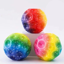 JIAJIAYI Astro Jump Ball, 7 cm Moon Ball, Jumping Balls, Planet Bouncy Balls, Space Theme Bouncy Balls, Jumping Sticks, Bouncy Balls, Space Moon Ball, Mini Jump Ball, Bouncy Balls for Kids Party Gift
