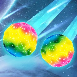 Jump Ball, Pack of 2 Moon Ball, Planet Bouncy Balls, Jumping Poles, Bouncing Balls, Super High Bouncing Balls, Space Bouncy Balls, Space Ball Moon Ball, Bouncing Ball Toy, Bouncy Balls Party Gift