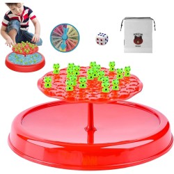 STENUA Frog Balance Game - Two-player Frog Balance Cool Math Game,Frog Balance Toys Fun, Educational Children's Gift Kids Toys for Christmas Halloween Party Girls Boys