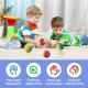 WDJLNZB 6 pieces Astro jump ball, high jumping rubber ball, moon ball, moon ball, lava ball, a banging noise, mini bouncing ball toy, bouncy balls for kids party gift (xuancai)