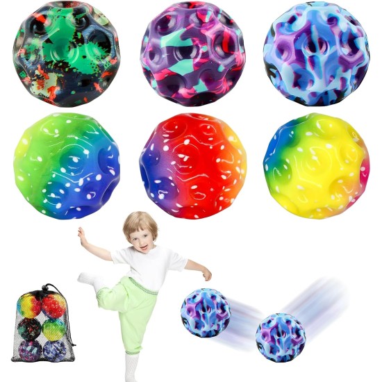 YiJiuBa Astro Jump Ball Galaxy, 6 Pieces Moon Ball, 7 cm High Jumping Rubber Ball Jumping Ball Moon Ball, Space Ball, Bounce Ball, Moon Ball, Astro Jump Ball, Bouncing Ball for Children YiJiuBa Astro Jump Ball Galaxy, 6 Pieces Moon Ball, 7 cm High Jumping Rubber Ball Jumping Ball Moon Ball, Space Ball, Bounce Ball, Moon Ball, Astro Jump Ball, Bouncing Ball for Children