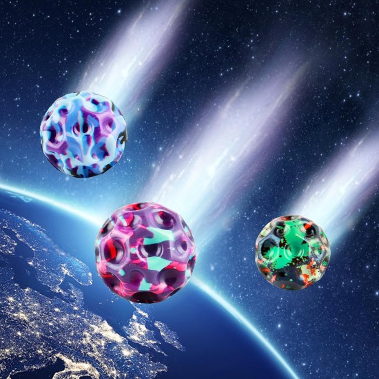 YiJiuBa Astro Jump Ball Galaxy, 6 Pieces Moon Ball, 7 cm High Jumping Rubber Ball Jumping Ball Moon Ball, Space Ball, Bounce Ball, Moon Ball, Astro Jump Ball, Bouncing Ball for Children YiJiuBa Astro Jump Ball Galaxy, 6 Pieces Moon Ball, 7 cm High Jumping Rubber Ball Jumping Ball Moon Ball, Space Ball, Bounce Ball, Moon Ball, Astro Jump Ball, Bouncing Ball for Children
