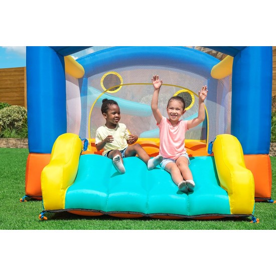 Bestway 9'6'' x 7' x 5'8''/2.89m x 2.13m x 1.73m LEAP & PLAY MEGA BOUNCER Bestway 9'6'' x 7' x 5'8''/2.89m x 2.13m x 1.73m LEAP & PLAY MEGA BOUNCER