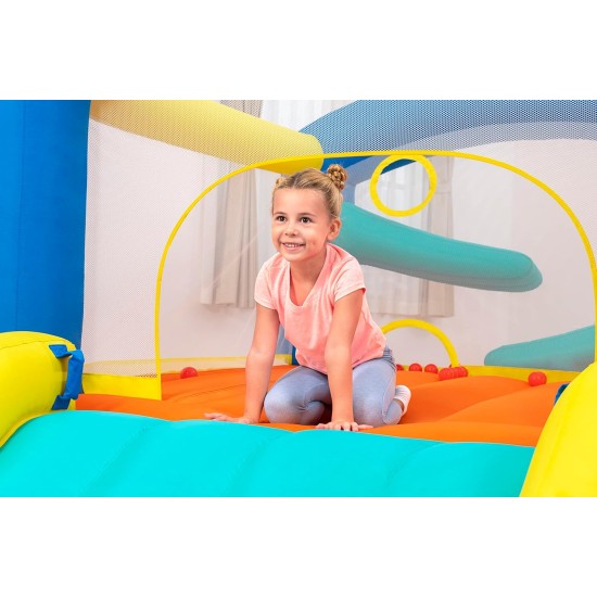 Bestway 9'6'' x 7' x 5'8''/2.89m x 2.13m x 1.73m LEAP & PLAY MEGA BOUNCER Bestway 9'6'' x 7' x 5'8''/2.89m x 2.13m x 1.73m LEAP & PLAY MEGA BOUNCER