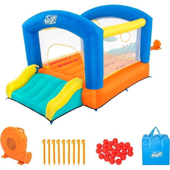 Bestway 9'6'' x 7' x 5'8''/2.89m x 2.13m x 1.73m LEAP & PLAY MEGA BOUNCER Bestway 9'6'' x 7' x 5'8''/2.89m x 2.13m x 1.73m LEAP & PLAY MEGA BOUNCER