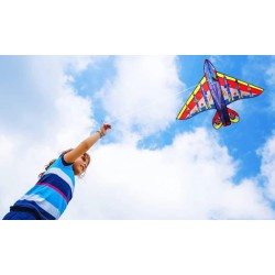 1/2 Meter Large Waterproof Fabric Sewing Closure with Thread Roll Kid's Airplane Kite Summer Flight